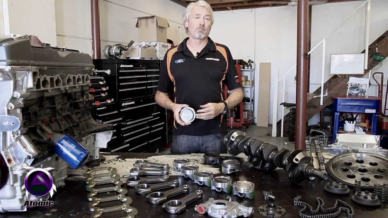 Atomic Performance Products - Cosworth F1 Series Dish Top pistons suit Ford DOHC 6 cyl