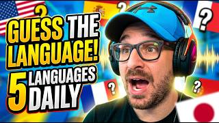 5 Mystery Languages - Guess By Ear Alone