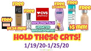 CVS Hold These CRTs and Updates 1\/19\/20-1\/25\/20! All Digital and Printable Coupon Deals!