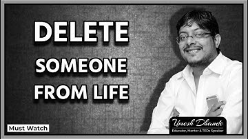 Delete Someone from Life | Morning Message to All | Morning Motivation by Umesh Dhande Sir