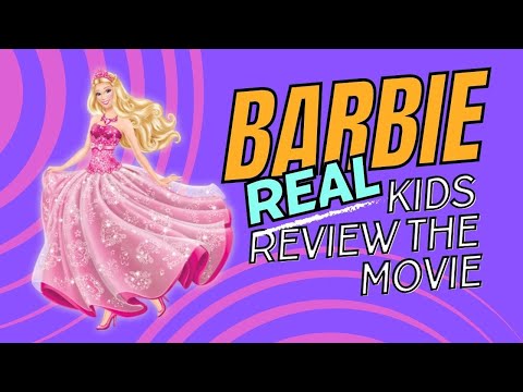 REAL KIDS review Barbie!