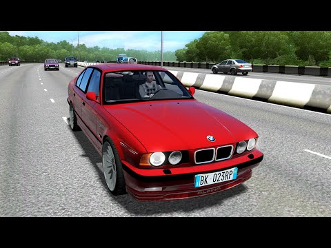 City Car Driving 1.5 - BMW M5 Alpina E34 ile Makas Gösterisi(!) - Logitech DFGT