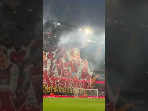 Arsenal have stepped up their tifo game 😮