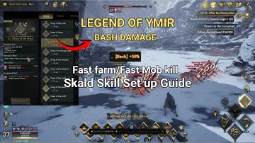 LEGEND OF YMIR. BASH DAMAGE SKILL SET GUIDE