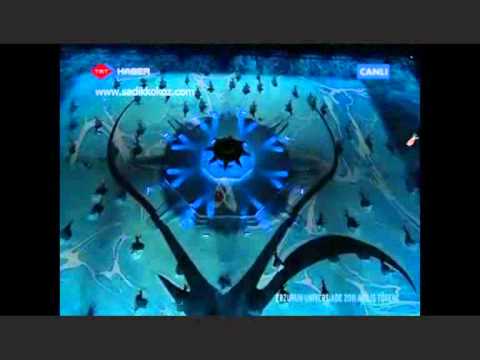 Mevlana Etme Universiade 2011 Erzurum  Açılış Gösterileri -Semazen-Etme-Yılmaz Erdoğan.wmv