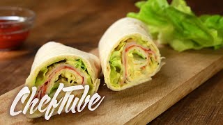 Light, easy to make and delicious. these wraps are perfect for
lunches, or meals in a hurry. preparation time: 10 minutes.
difficulty: normal calories per se...