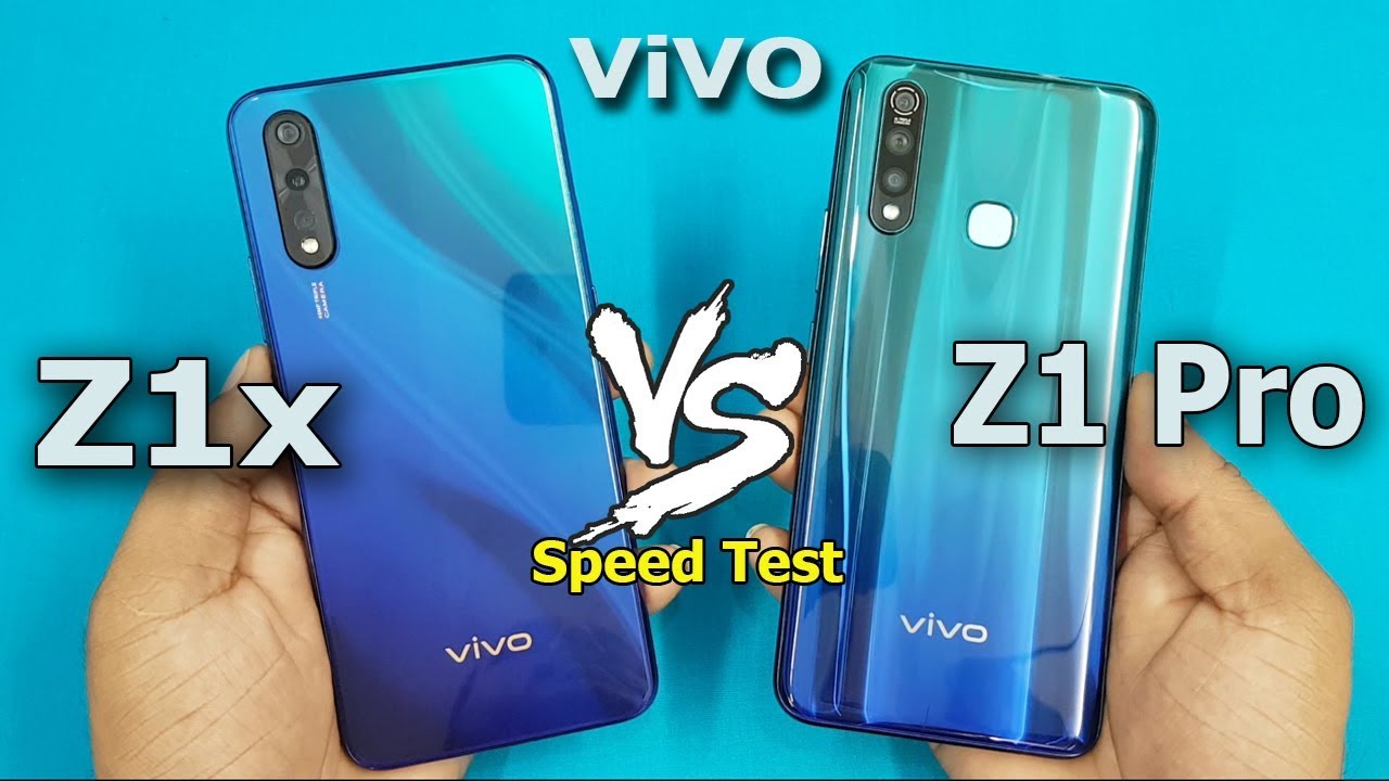 ViVO Z1x Vs ViVO Z1 Pro Speed Test / Hardware Comparison || Antutu