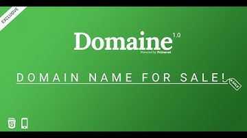 Domaine - Responsive Domain For Sale Template | Themeforest Website Templates and Themes