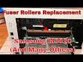 Samsung M3320, M3820, M3870, M4020, M4070, ML-3310 ecc. • Fuser Unit Rollers Replacement