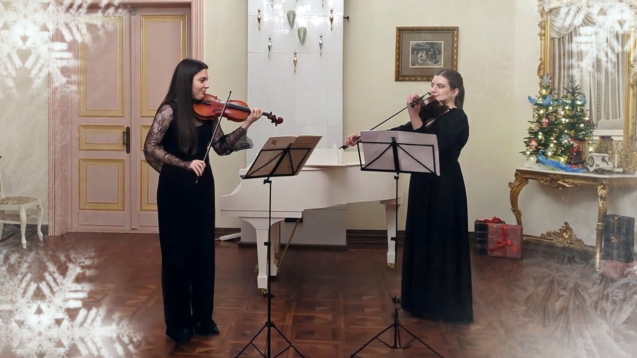 Ж.-М.Леклер, Соната ми минор для 2-х скрипок (части 1 и 2) – Сабрина Прокопович и Каролина Дыба