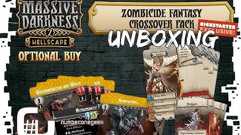 Unboxing Massive Darkness 2 Zombicide Fantasy Crossover Pack