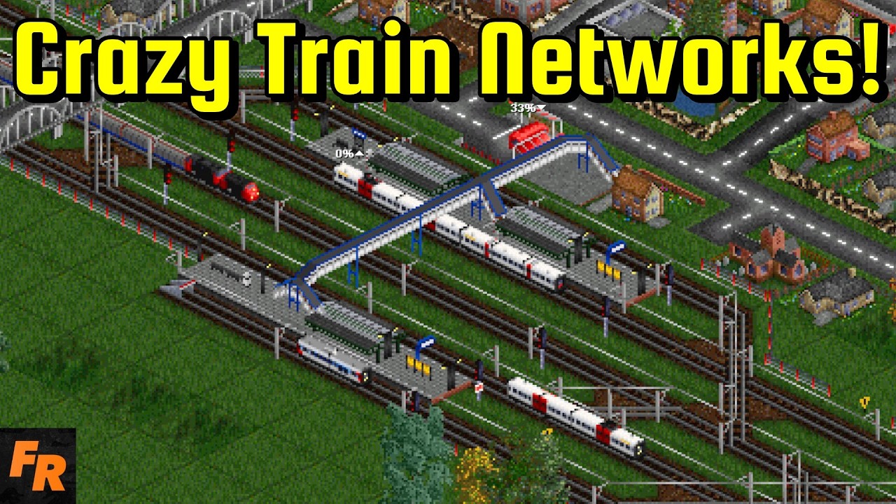 Building Crazy Train Networks With The FIlming Crew! - Open TTD Live