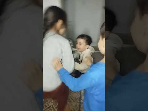 نزير وفاطمة جننوها للقطة ياحرام