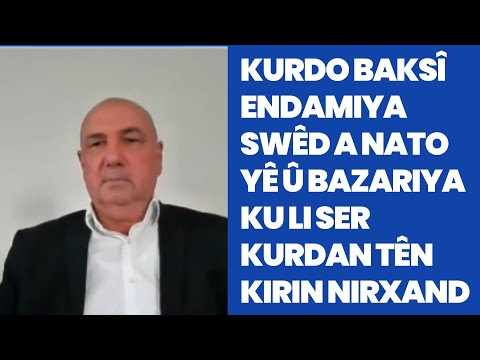 Rojnamevan Kurdo Baksî endamiya Swêd a NATO yê û bazariya ku li ser Kurdan tên kirin nirxand