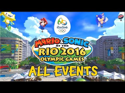 Mario and Sonic at the Rio 2016 Olympic Games [Wii U] - ALL EVENTS