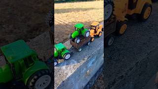 Remote Control JCB And Tractor Trolley Loading Testing #shortvideo #viralvideo