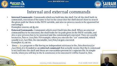 Lecture Video1_ 18CS56_ Module1_ Internal&External Commands_ Hare Ram Singh