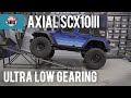 Axial SCX10III Gearing - How Low Can You Go?