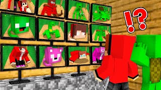 JJ and Mikey Watching for ALL Mutants mikey and jj and Pinky on CAMERAS Minecraft Maizen screenshot 1