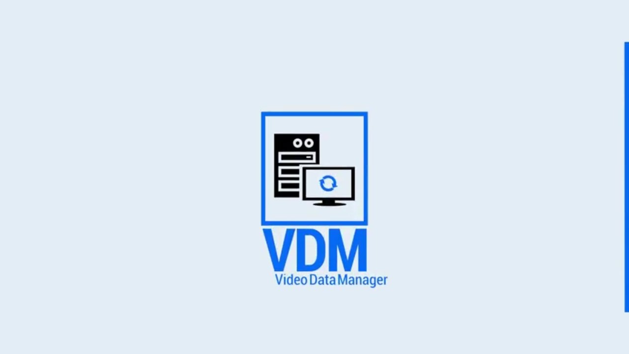 VDM Video Data Manager Eng. - YouTube