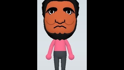 Nintendo CPU Wii/Switch Mii Character: Patrick Mii