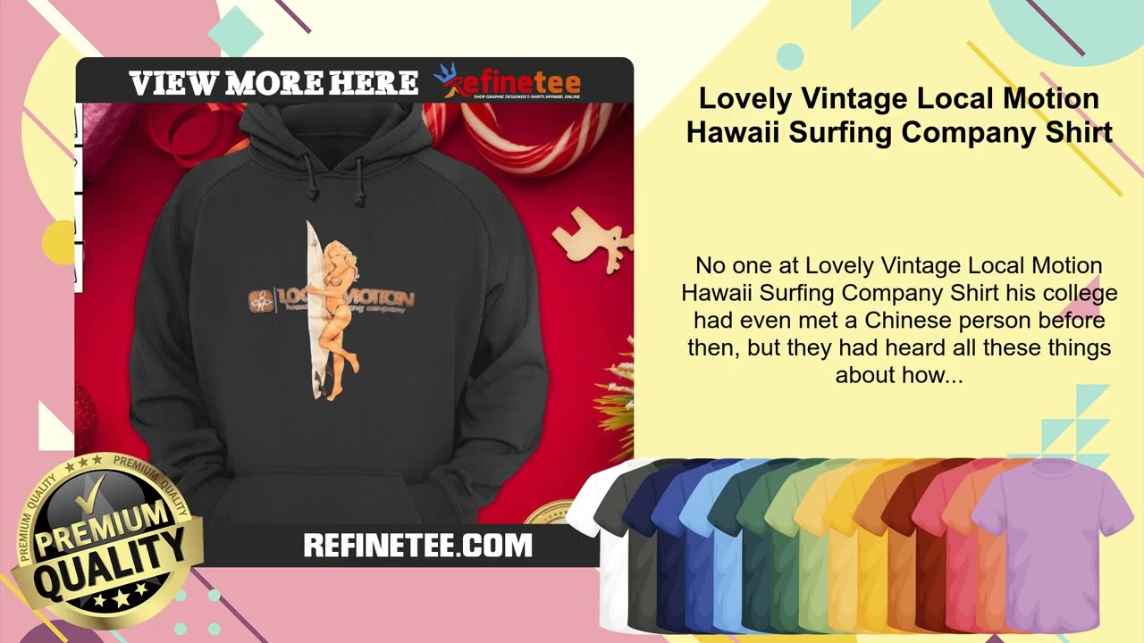 Lovely Vintage Local Motion Hawaii Surfing Company Shirt