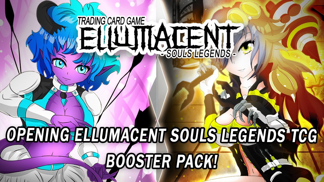 Opening my Homemade TCG Ellumacent Souls Legends TCG Set 1 Booster Pack from The Game Crafter
