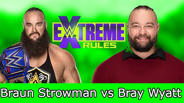 Wwe2k19- Braun Strowman vs Bray Wyatt.Extreme Rules 2020.