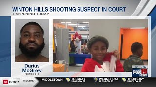 Man charged with killing 12-year-old heads to court