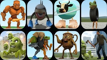 Nextbots In Playground Mod ITALIAN BRAINROT TUNG TUNG SAHUR LIN GANG MELON TAPES,Sandbox In Space...