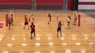 volleyball - ball control - warm -up