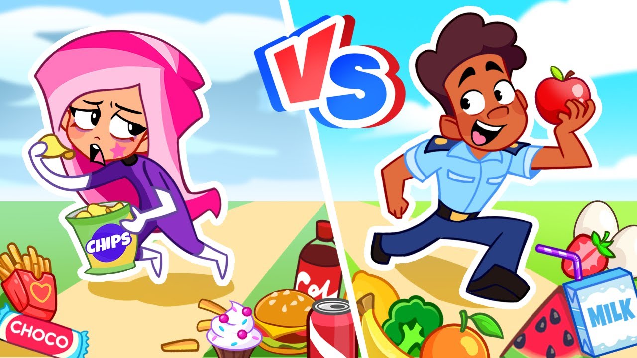 Junk Food Trap! 🍟😵 How to Escape and Choose Healthy? | A Fun Escape Story