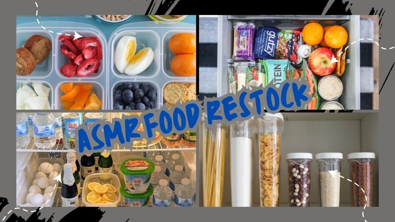Food Restocking Satisfying Food Restock | Food Restock ASMR - YouTube