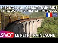 LE PETIT TRAIN JAUNE / BREATHTAKING PYRENEES MOUNTAIN TRAIN / FRENCH TRAIN TRIP REPORT