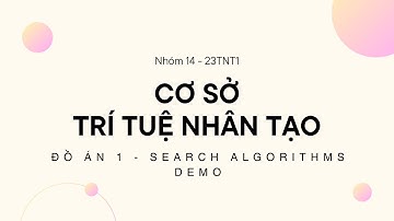 CƠ SỞ TRÍ TUỆ NHÂN TẠO | Đồ án 1 | Search Algorithms | HCMUS