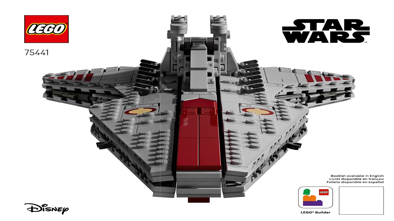Star Wars - Venator-class Attack Cruiser - Starship Collection LEGO instructions