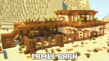 How to build Camel Barn - Minecraft Tutorial