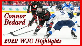 Connor Bedard 2022 World Juniors Highlights