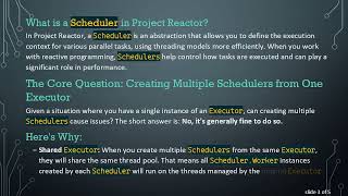 Can You Create Multiple Schedulers from a Single Java Executor in Project Reactor?