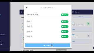 Course Selection: Opening and Closing Course Selection