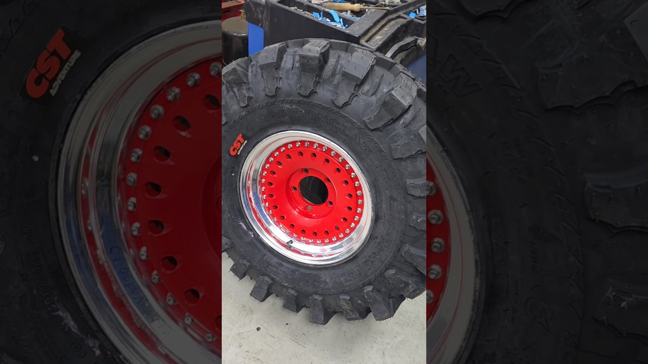 Процесс сборки колес