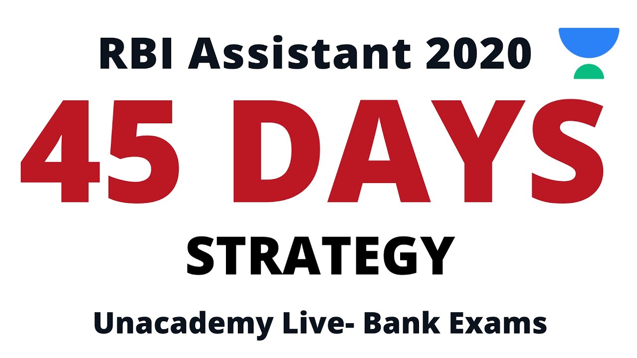 RBI Assistant 2020 | 45 Days Study Plan (STRATEGY) | Sudheer Sir | Best Online educator in English