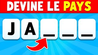 🌍 Devine Le Pays Avec Les 2 Premières Lettres 🤔😱🚩| Quiz Géographie ✅