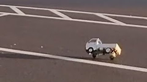 WPL D12 540 Motor Speed Run - 33mph+  Big Fails! Worlds fastest WPL?