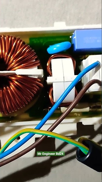 #LG washing machine power circuit #short #shorts - YouTube