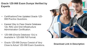 Latest 1Z0-068 Pdf Dumps For Oracle Certification Exam | CertificationsTime