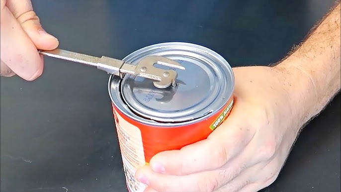 How To Use a Can Opener That Doesn't Leave Sharp Edges 