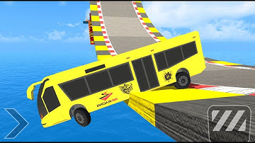 Epic Fails & Wins! 💥 | Impossible Bus Stunts 3D (Mega Ramp Android Gameplay)