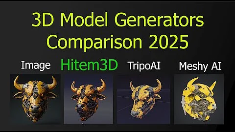 TOP 3D Model Generator 2025 | Hitem3D Full Tutorial