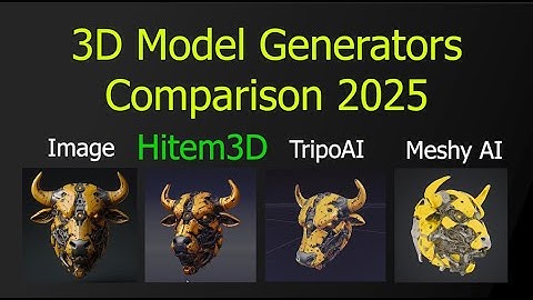 TOP 3D Model Generator 2025 | Hitem3D Full Tutorial